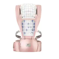 LUBABYCAS - Portabebé Ergonomico 6 En 1 Rosado By