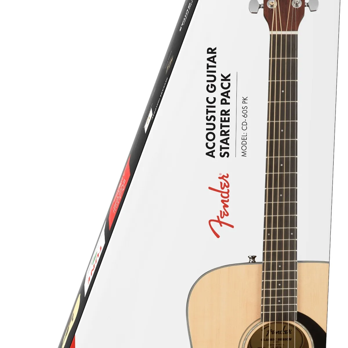 FENDER - Fender Pack Guitarra Acústica CD-60S Dreadnought V2