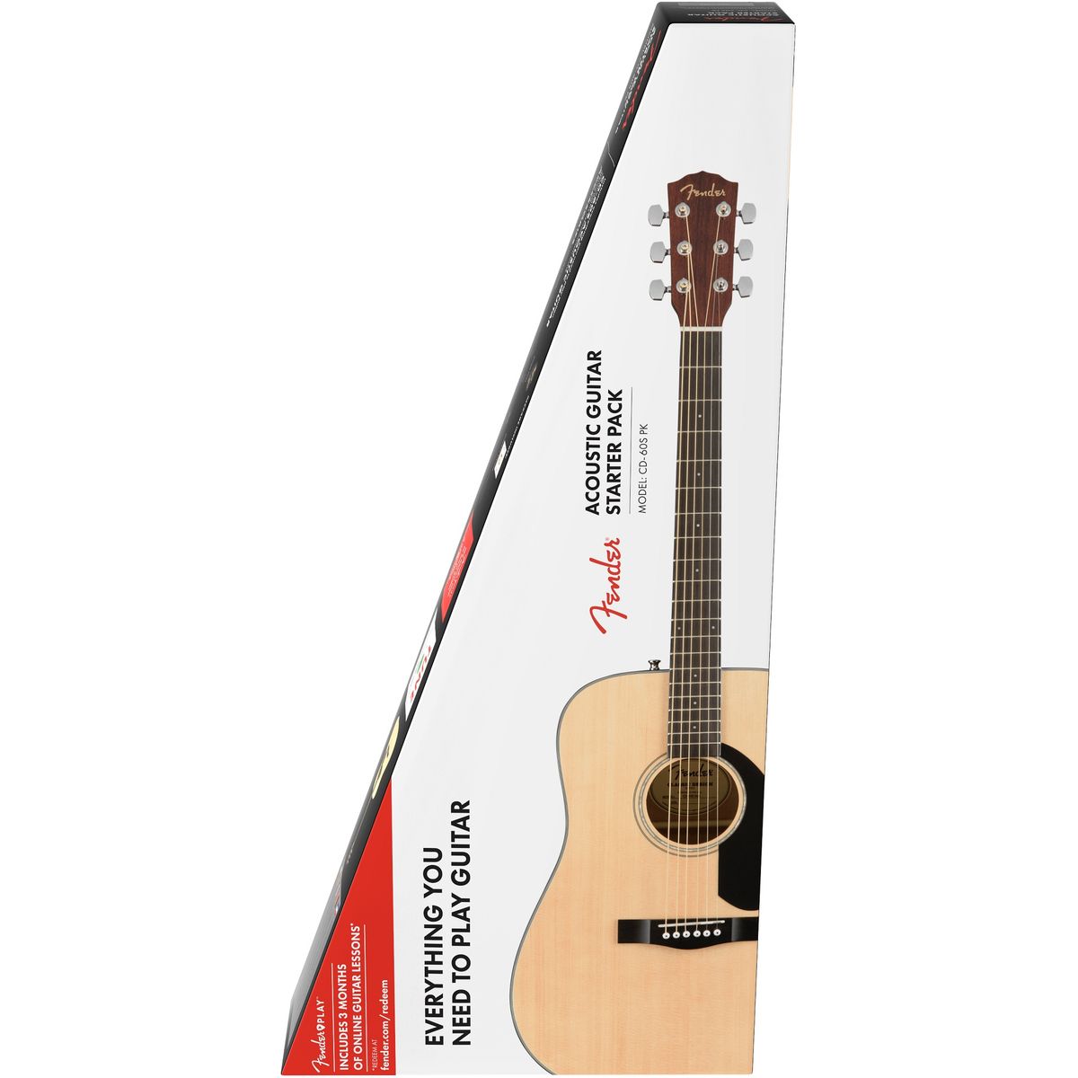 FENDER - Fender Pack Guitarra Acústica CD-60S Dreadnought V2