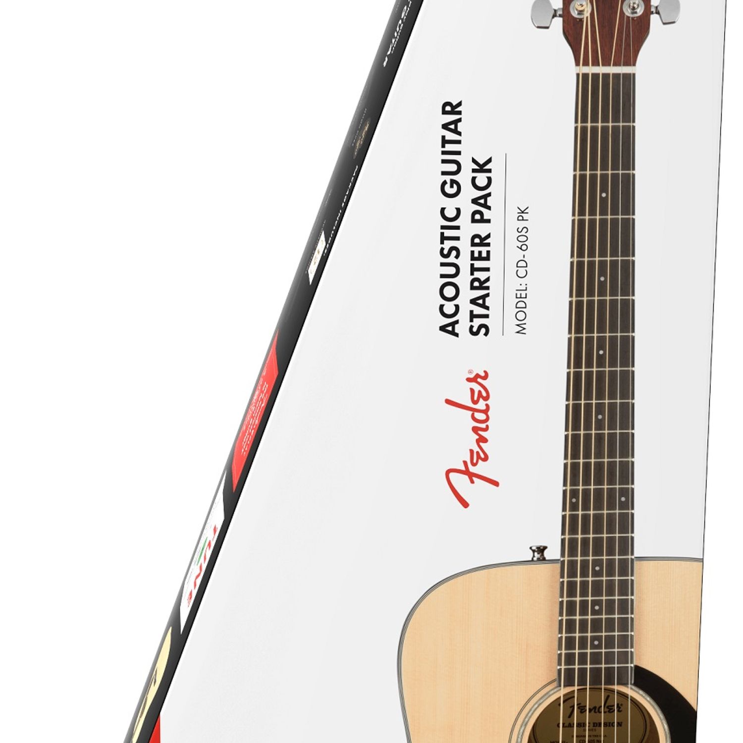 FENDER Fender Pack Guitarra Acústica CD-60S Dreadnought V2