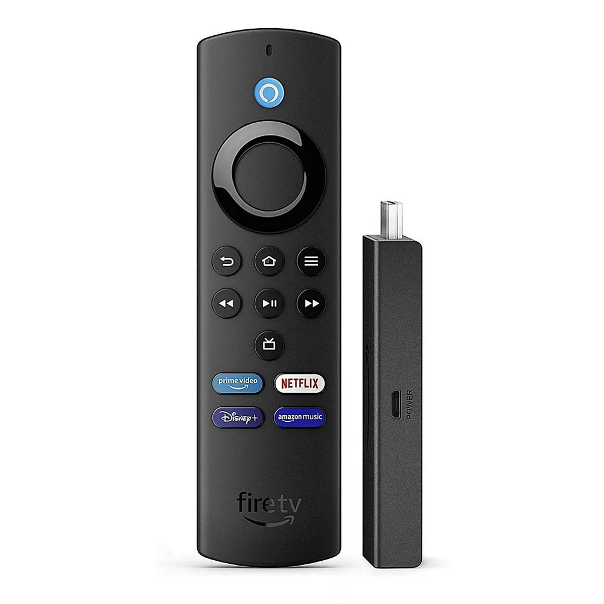 AMAZON - Reproductor Streaming Amazon Fire TV Stick Lite Control Remoto Alexa HD