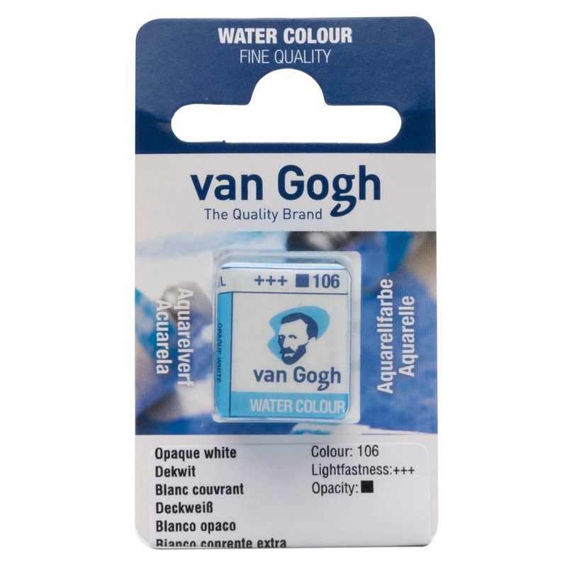 VAN GOGH - Acuarela en Pastilla Van Gogh - 106 Blanco Opaco