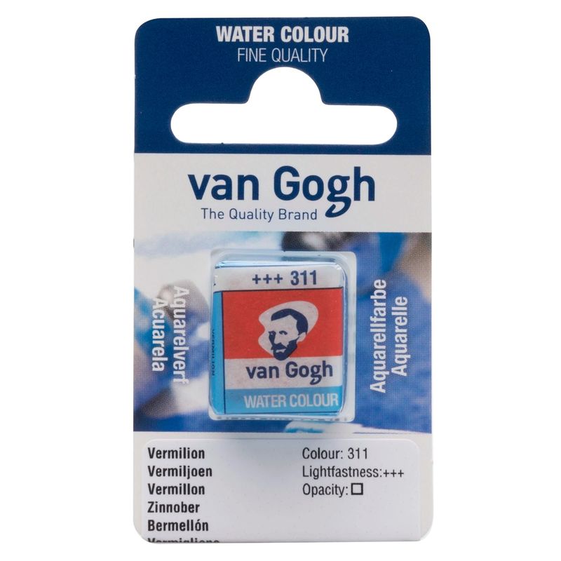 VAN GOGH - Acuarela en Pastilla Van Gogh - 311 Bermellón