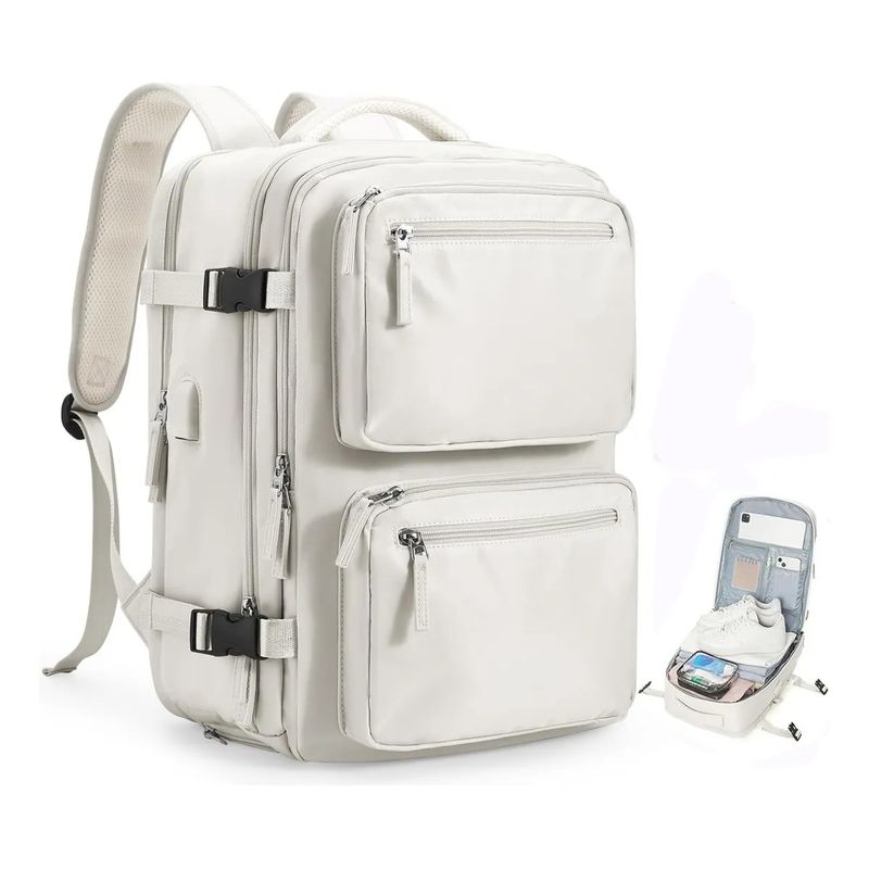 EVERSO - Mochila Viaje Impermeable Antirrobo Con Puerto Usb Notebook