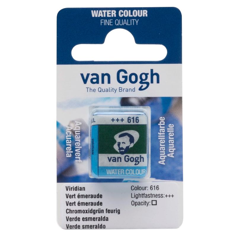 VAN GOGH - Acuarela en Pastilla Van Gogh - 616 Verde Esmeralda