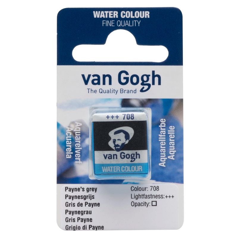 VAN GOGH - Acuarela en Pastilla Van Gogh - 708 Gris Payne