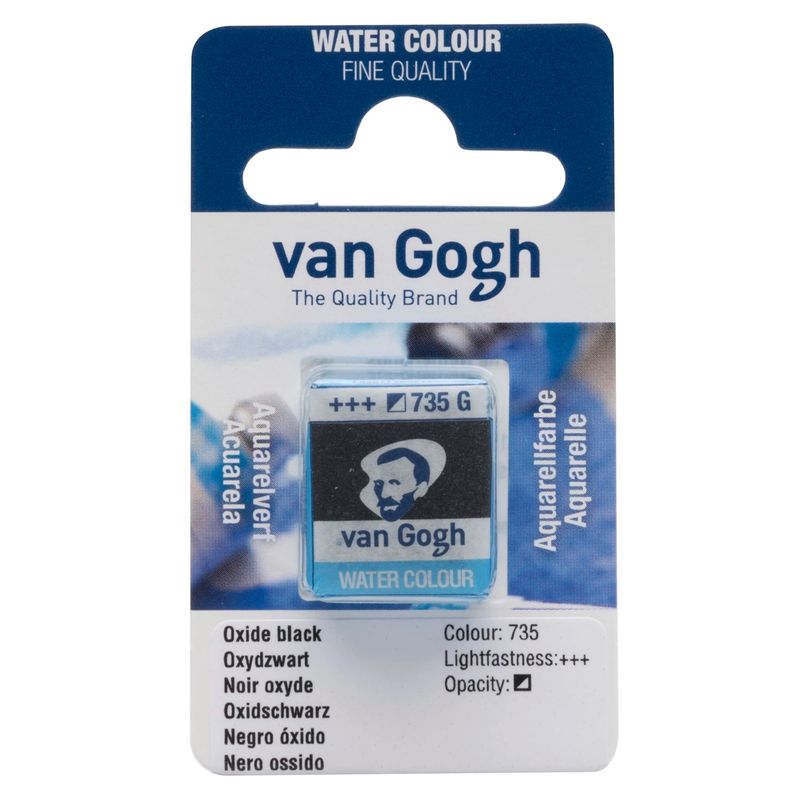 VAN GOGH - Acuarela en Pastilla Van Gogh - 735 Negro Oxido