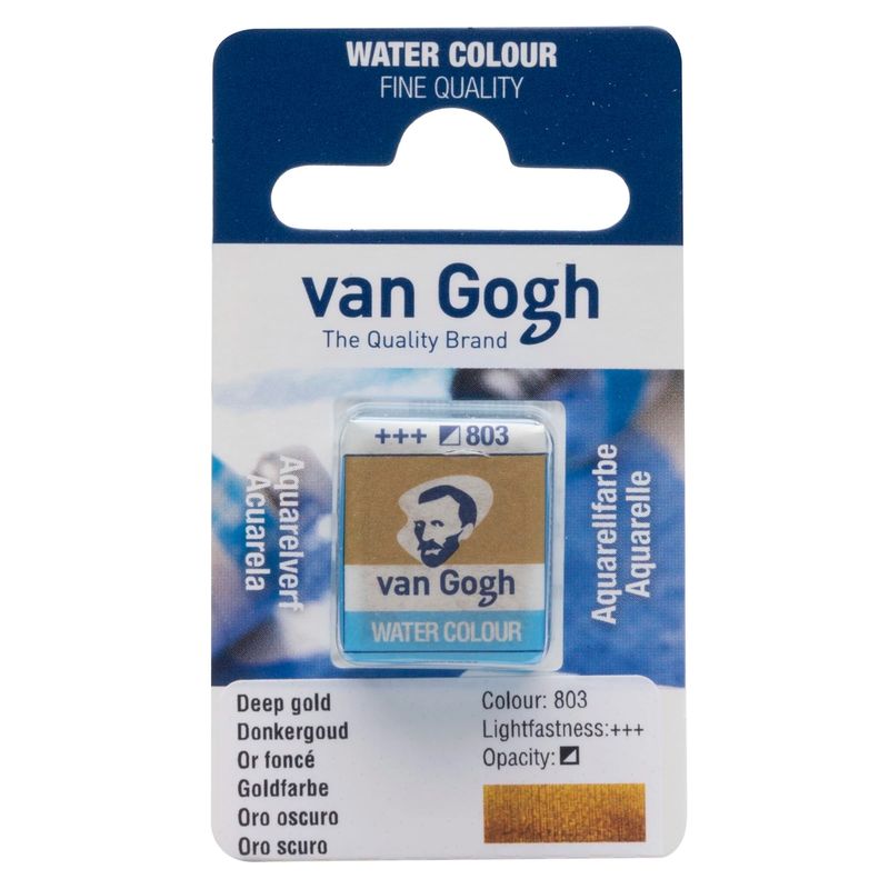 VAN GOGH - Acuarela en Pastilla Van Gogh - 803 Oro Oscuro