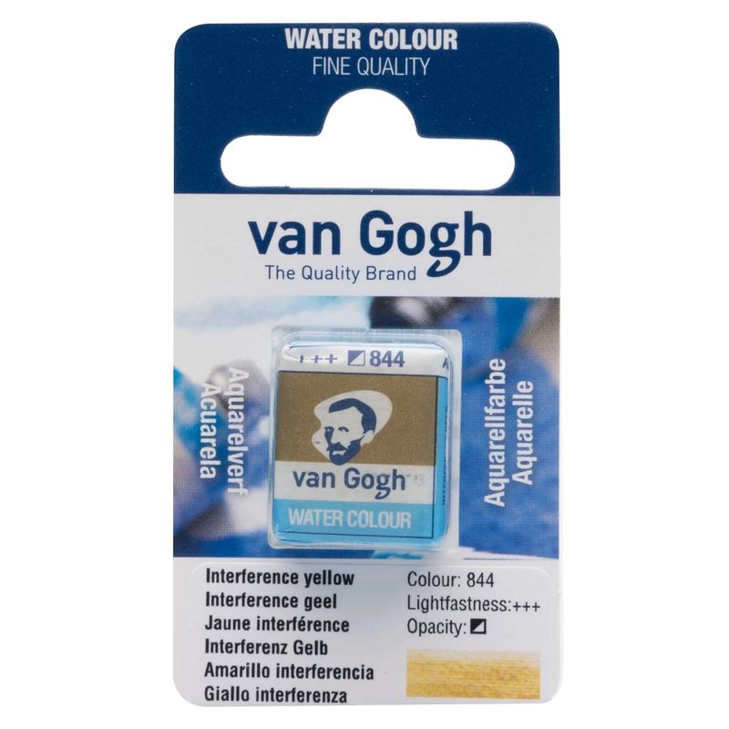 VAN GOGH - Acuarela en Pastilla Van Gogh - 844 Amarillo Interferencia