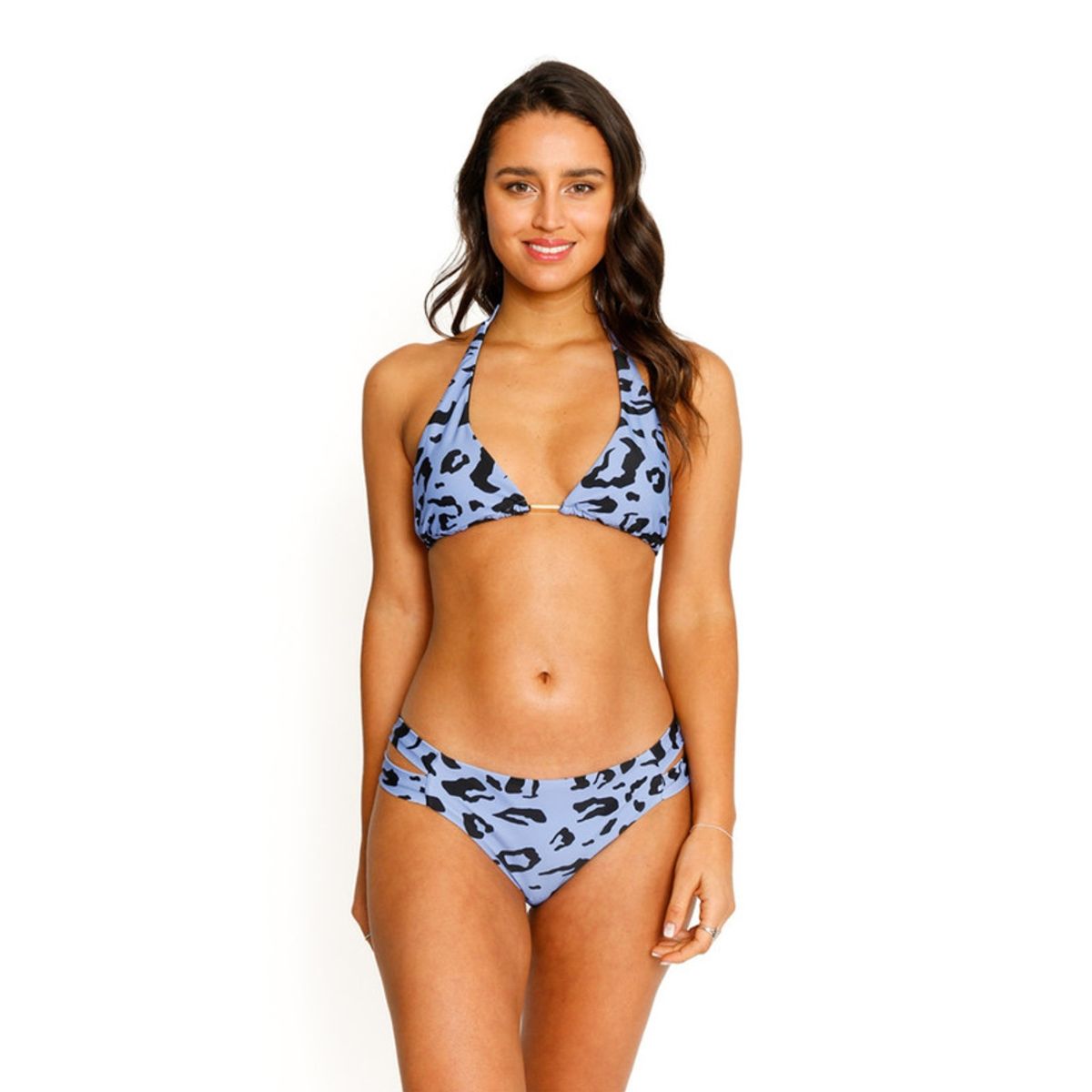 H2O WEAR - Traje de Baño Bikini Top Triangulo para Mujer Azul H2O WEAR