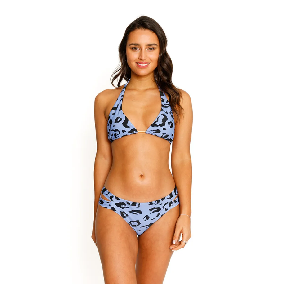 H2O WEAR - Traje de Baño Bikini Top Triangulo para Mujer Azul H2O WEAR