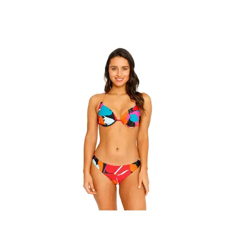 H2O WEAR - Traje de Baño Bikini Top Copas Estampado para Mujer Negro