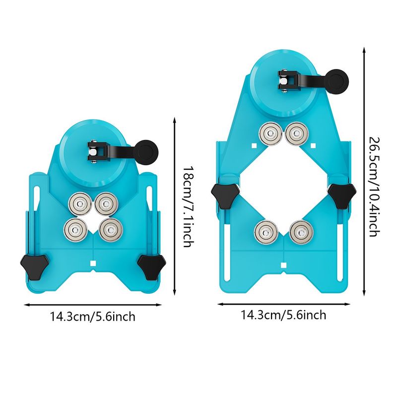 YAYKO - 16 Piezas Brocas De Diamante Con Guía Para Cerámica