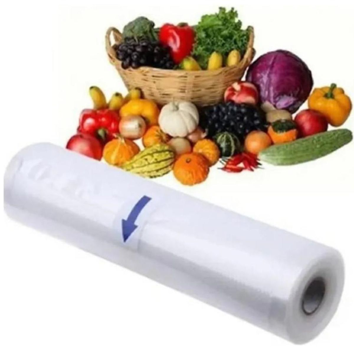 GENERICO - Rollo Bolsas Sellado Al Vacío Sellar Alimentos 20cmx5 mts