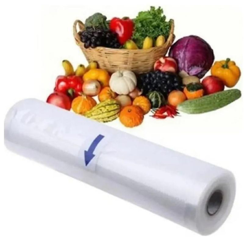 GENERICO - Rollo Bolsas Sellado Al Vacío Sellar Alimentos 20cmx5 mts