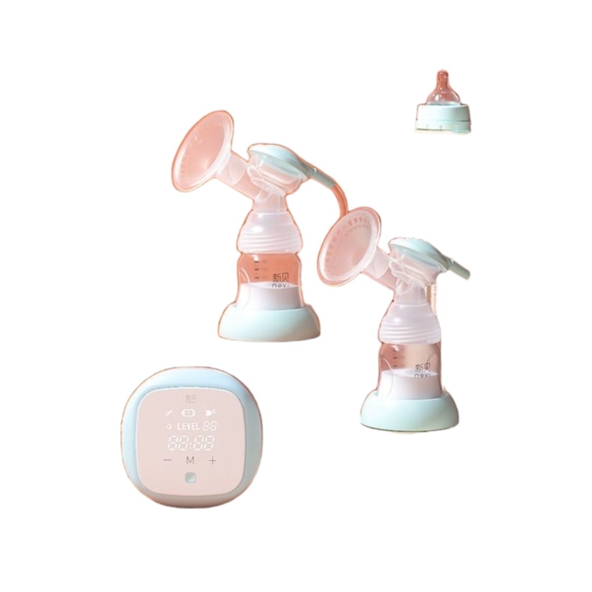 LUBABYCAS - Extractor De Leche Doble Inalambrico Nevi By Lubabycas Bebé