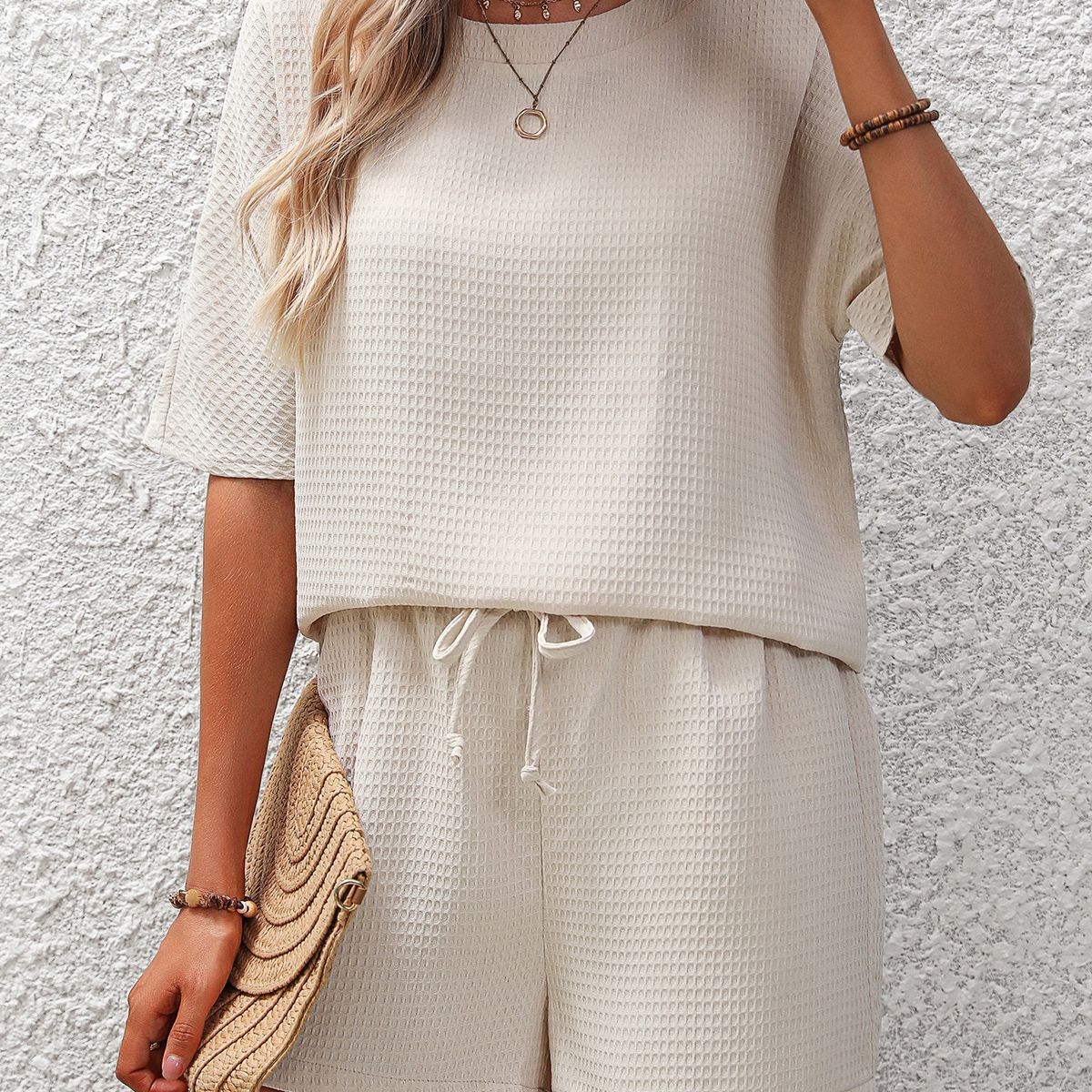 BLWOENS - Blusas y pantalones casuales para mujeres Traje-2 piezas