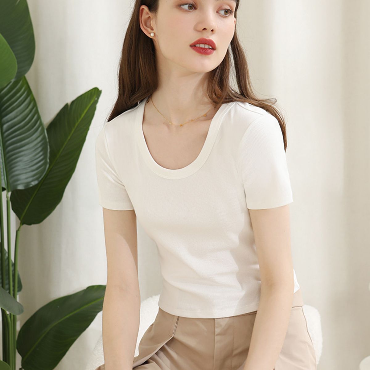 BLWOENS - Polera de casual para mujeres