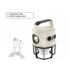 GENERICO - Luz LED Recargable Para Camping Emergencias