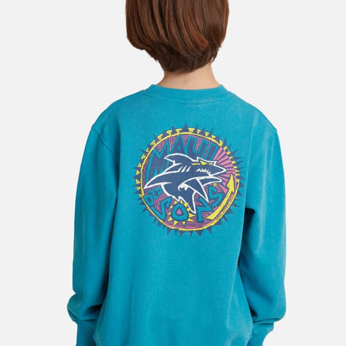 MAUI AND SONS - Poleron Death Hat X Niño Celeste