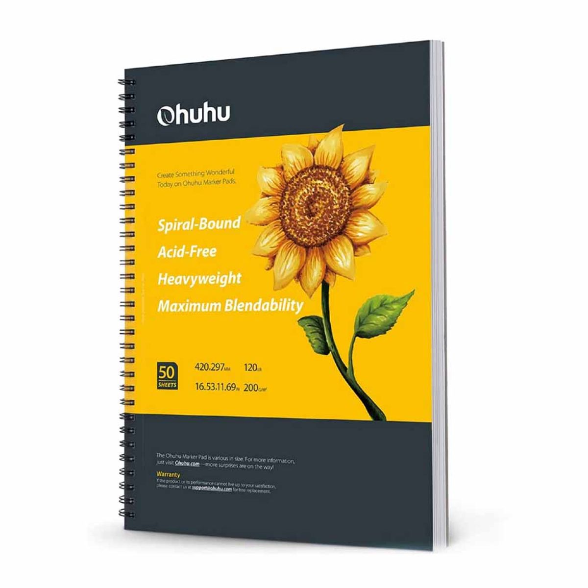 OHUHU - Ohuhu Block Espiral Para Marcadores De Alcohol