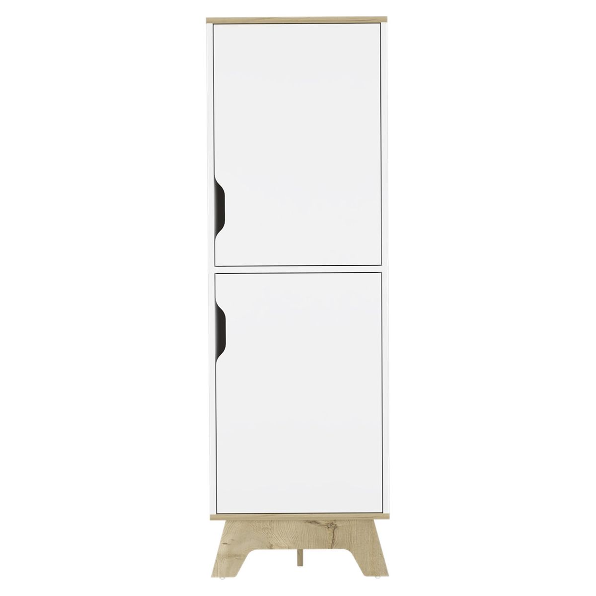 FMFURNITURE - Mueble Alacena 2 Puertas Blanco 90x120x60 cm