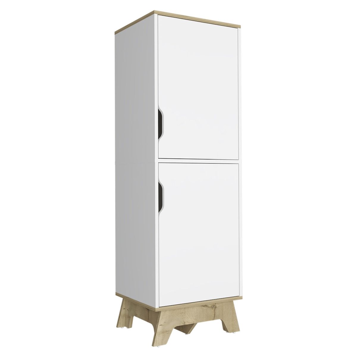 FMFURNITURE - Mueble Alacena 2 Puertas Blanco 90x120x60 cm