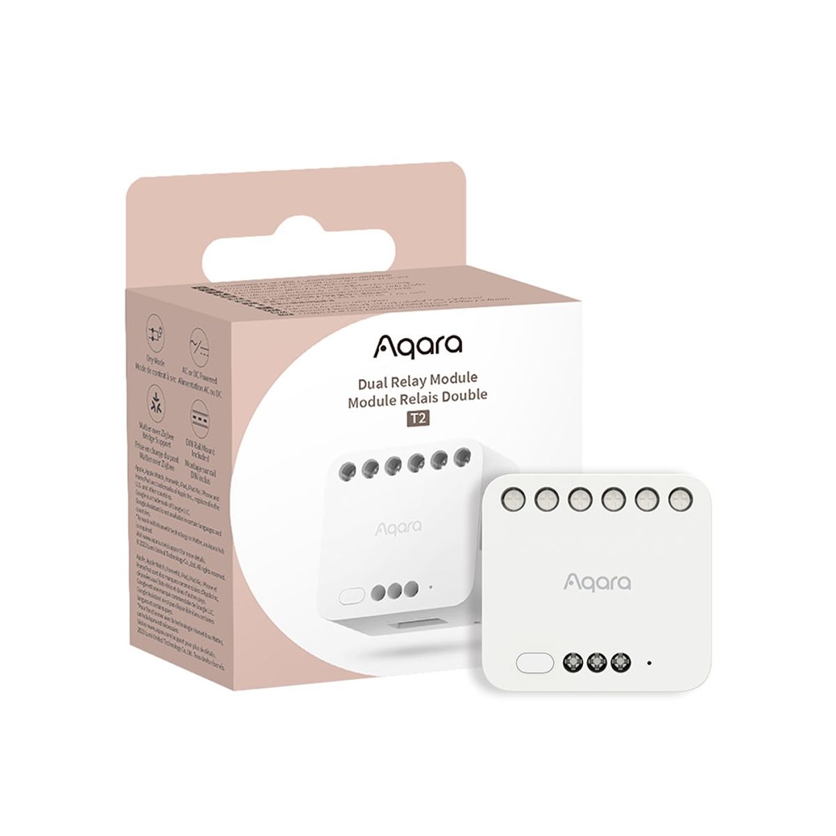 AQARA - Módulo Rele Doble T2 Aqara