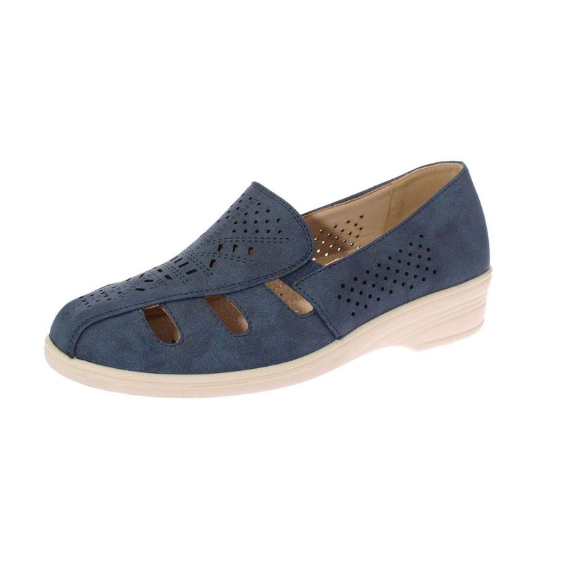 VIA FRANCA - Sandalia Confort Para Mujer Color Azul