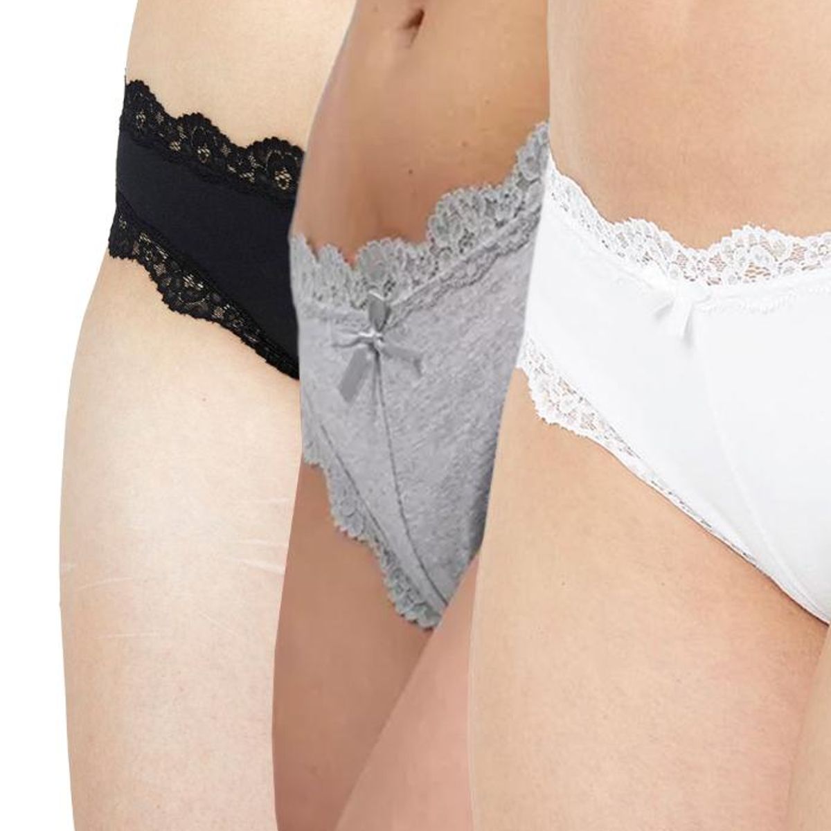 KAYSER - Pack 3x culotte algodón P314.028-BLA Kayser KAYSER