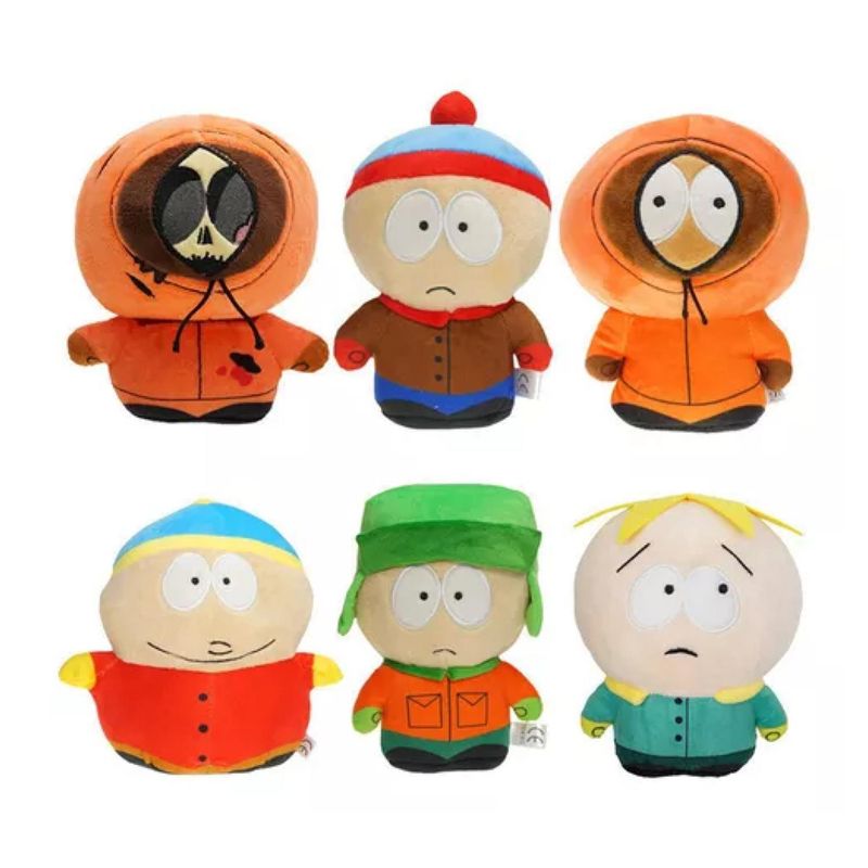 GENERICO - South Park Coleccion De Peluches 6 Pcs
