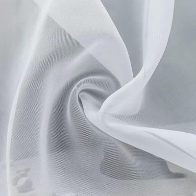 Imagen 2 del producto Visillo blanco tela translucida 2 visillo 140x230 C/U con argollas