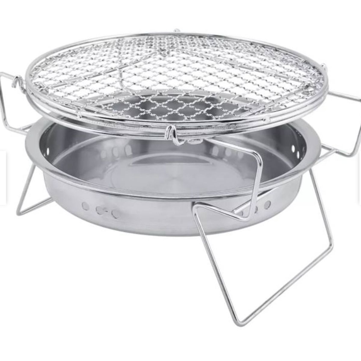 GENERICO - Parrilla de barbacoa de Acero Inoxidable