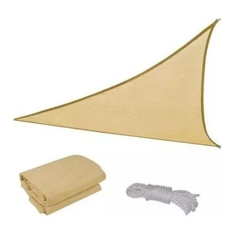 U BUY - Vela Lona Tol Do Sombreadora Triangular 5mx5mx5m