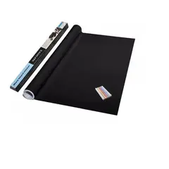 GENERICO - Pizarra Adhesiva Papel Sticker Negro tizas Colores 45x200