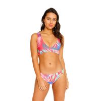 Traje de Baño Bikini Top Two Ways para Mujer Azul