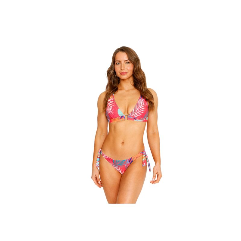 H2O WEAR - Traje de Baño Bikini Top Halter Banda para Mujer Rojo H2O WEAR