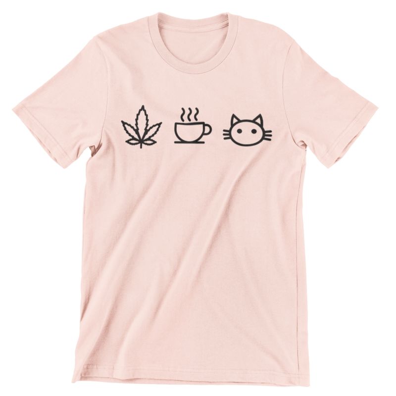 NNABICA - Polera cannábica Trilogia gatuna_.