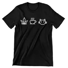 NNABICA - Polera cannábica Trilogia gatuna_.