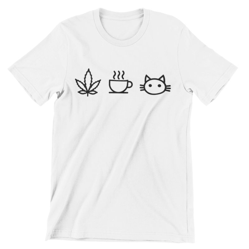 NNABICA - Polera cannábica Trilogia gatuna