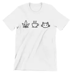 NNABICA - Polera cannábica Trilogia gatuna_.