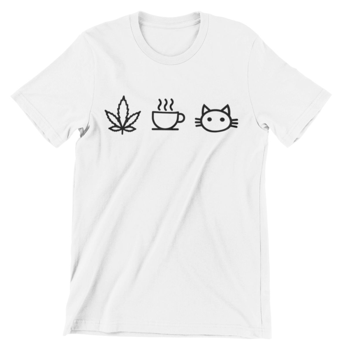 NNABICA - Polera cannábica Trilogia gatuna_.