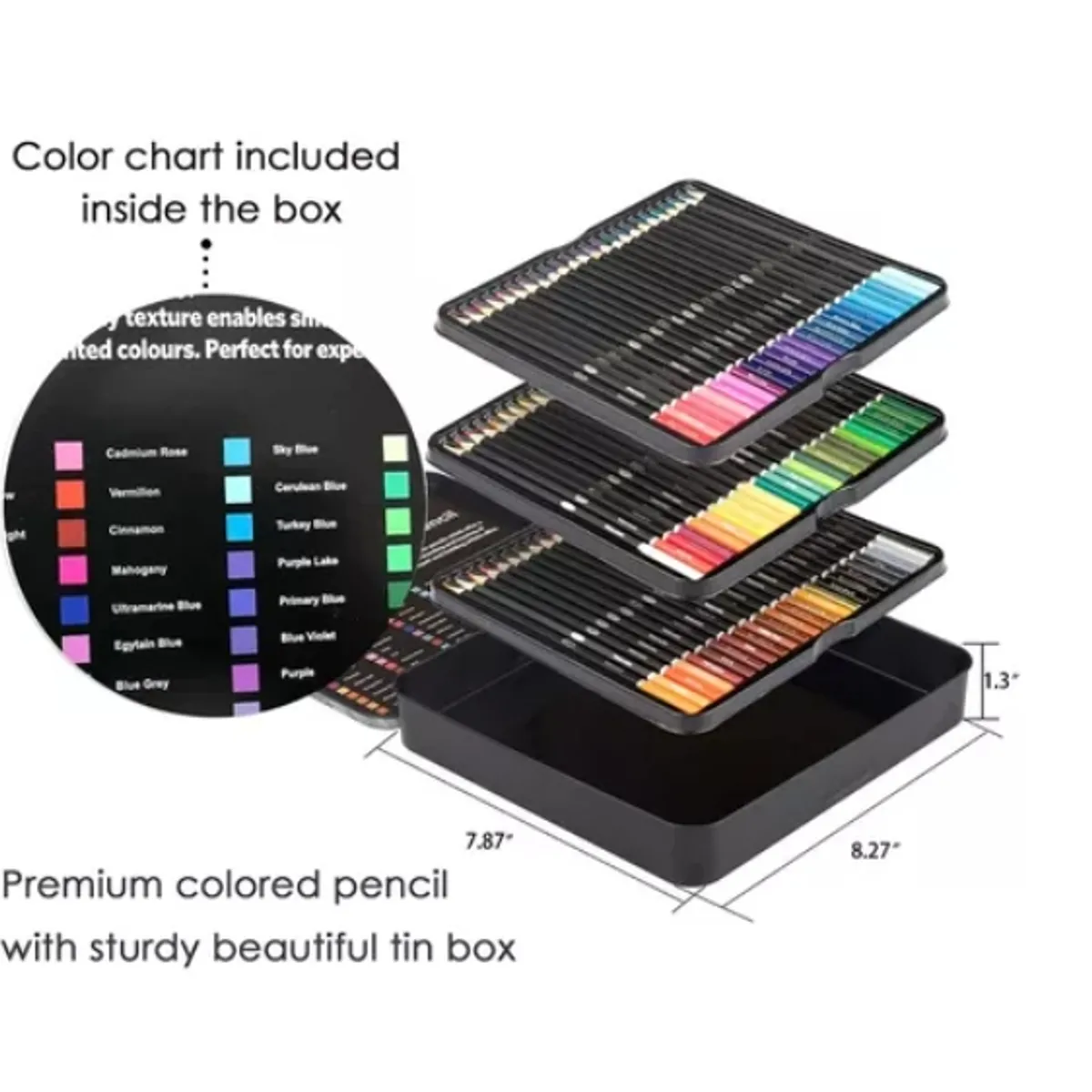 ESHOPANGIE - Set 72 Lapices Colores Arte Profesional Solubles En Agua
