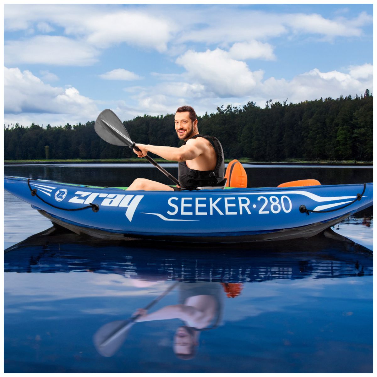 ZRAY - Kayak 1 Persona 282x90x43 cm Azul