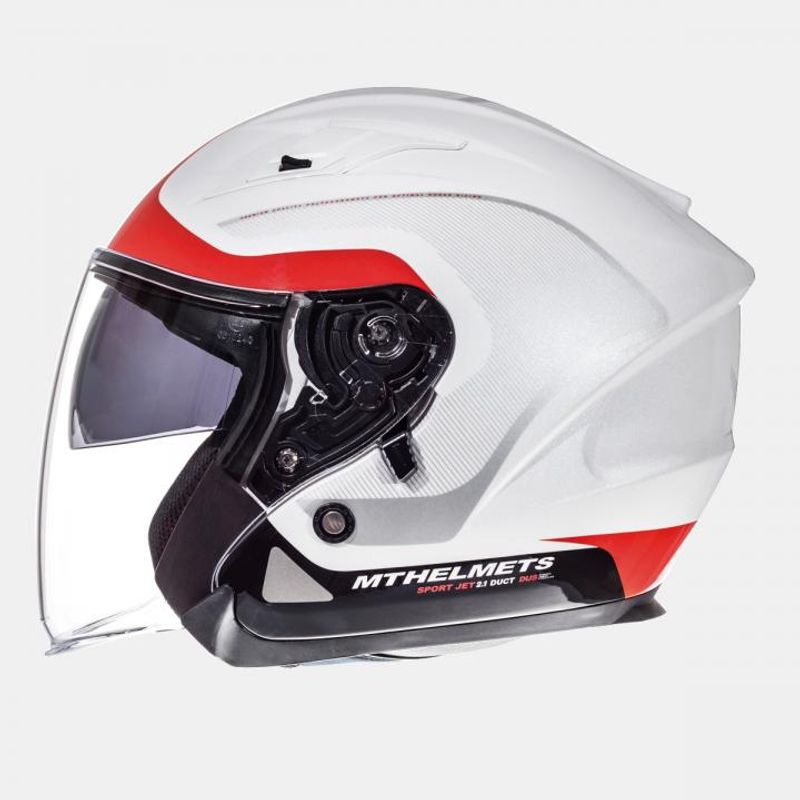 MT - Casco MT Avenue SV CrossRoad Blanco/Rojo/Negro