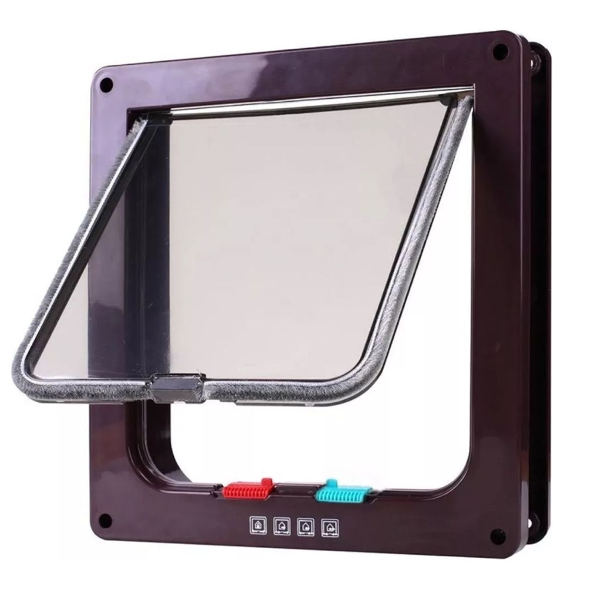 HOMER DESIGN - Puerta Xl Interior Para Gatos Y Perros Mascotas 27x25 Cm