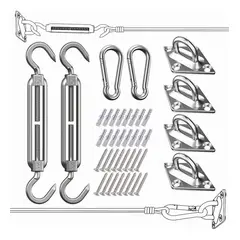 U BUY - Kit Anclaje Herraje De Acero Inoxidable Para Toldo Vela