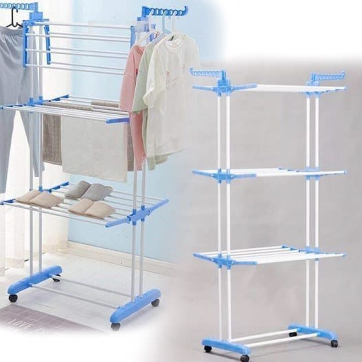 Tendedero colgador de ropa plegable 3 niveles, marca GENERICO - Foto Principal