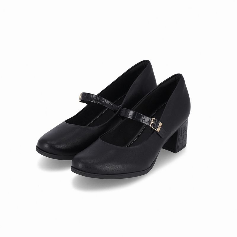 PICCADILLY - Zapato Mary Jane Negro Piccadilly