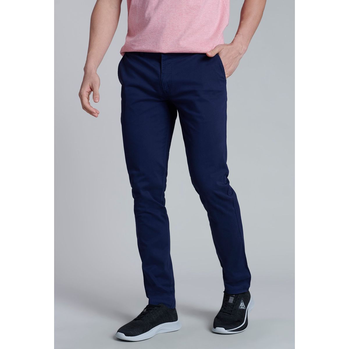FEROUCH - Pantalon Twill Slim /33 Azul Ferouch
